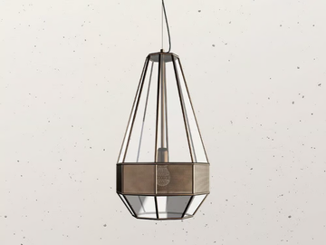 MASSIRA - Brass pendant lamp by Il Fanale - view 2